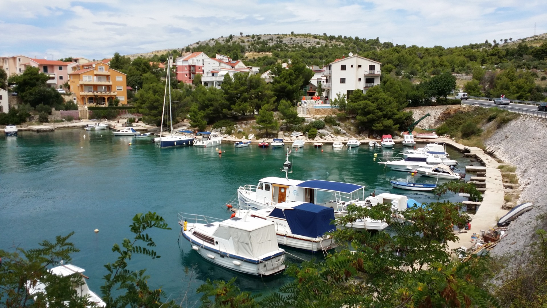 Zadar a Dubrovnick ao longo da costa do Adriático