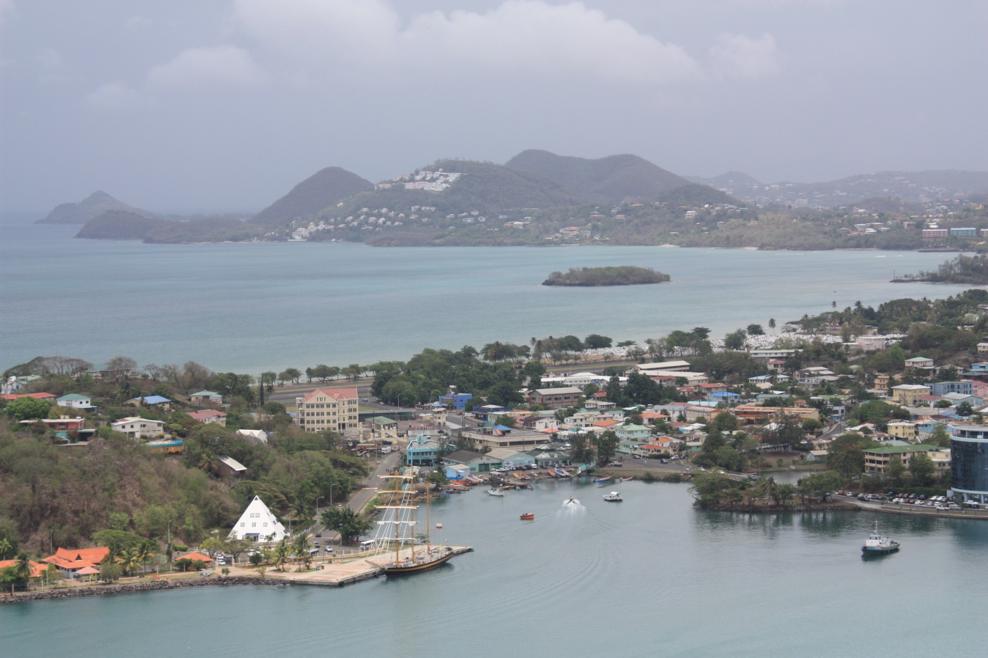 Ilha de Santa Lucia. Caraíbas