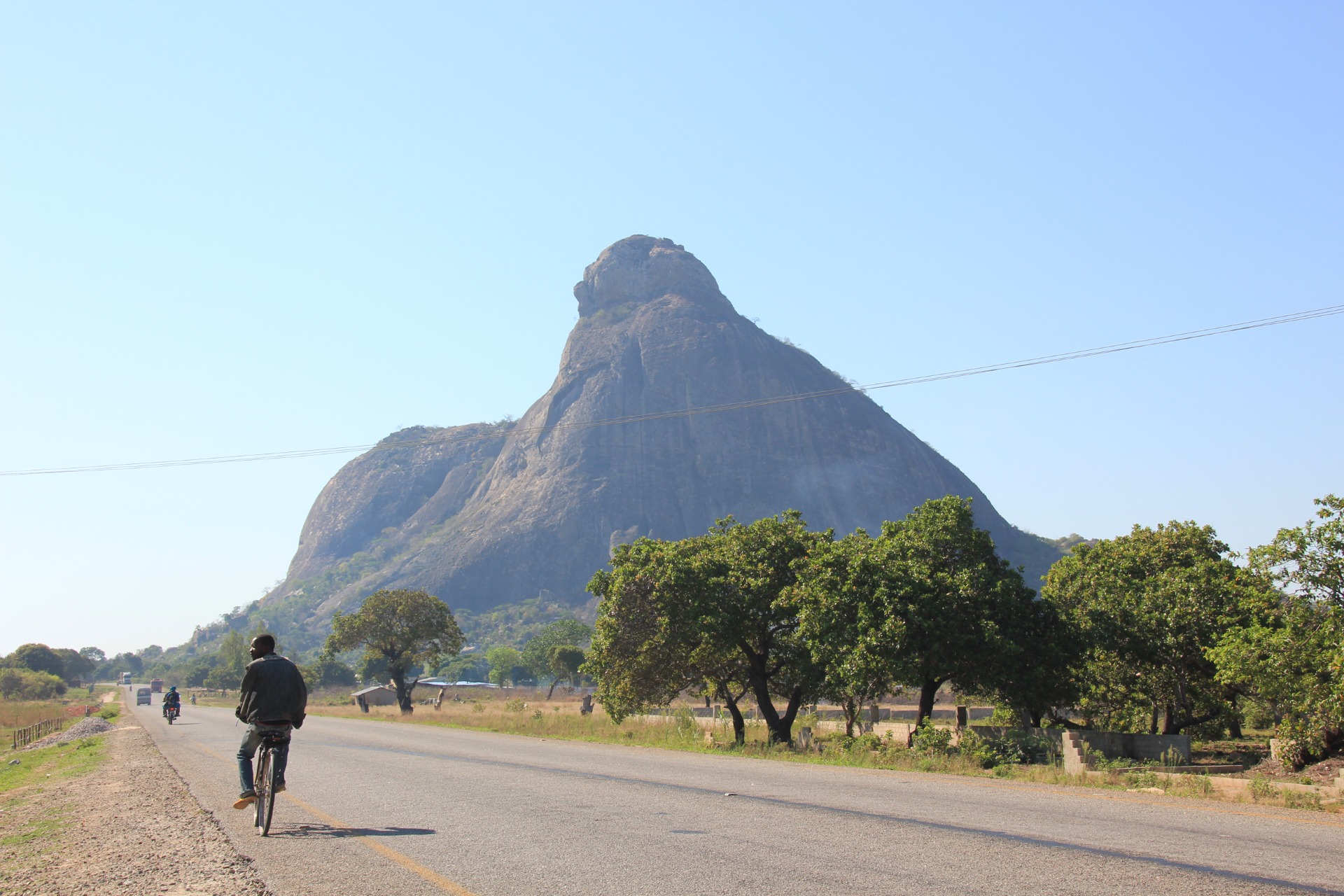 Paisagens ao longo da estrada de Nampula a Nacala