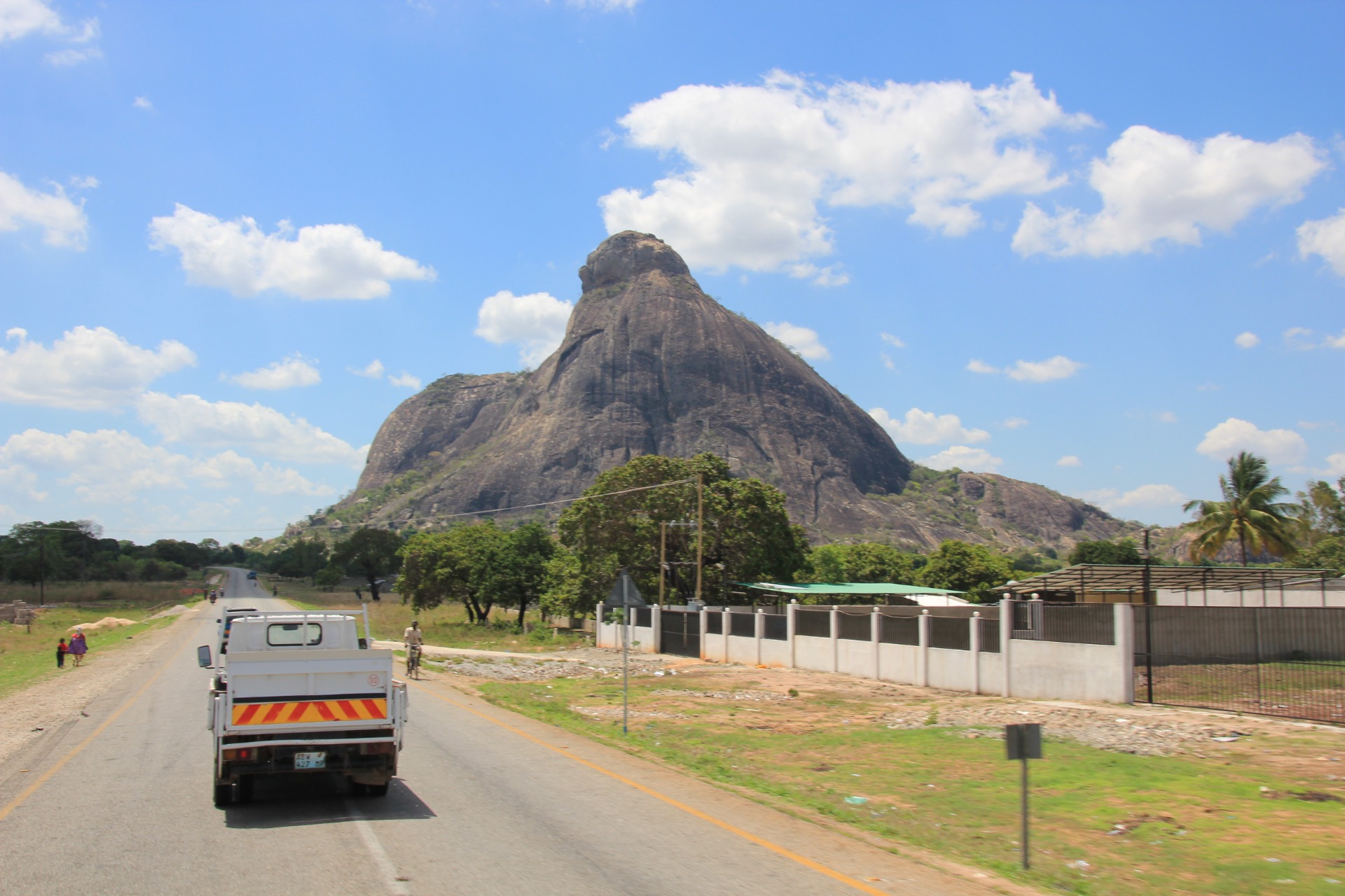 Paisagens ao longo da estrada de Nampula a Nacala