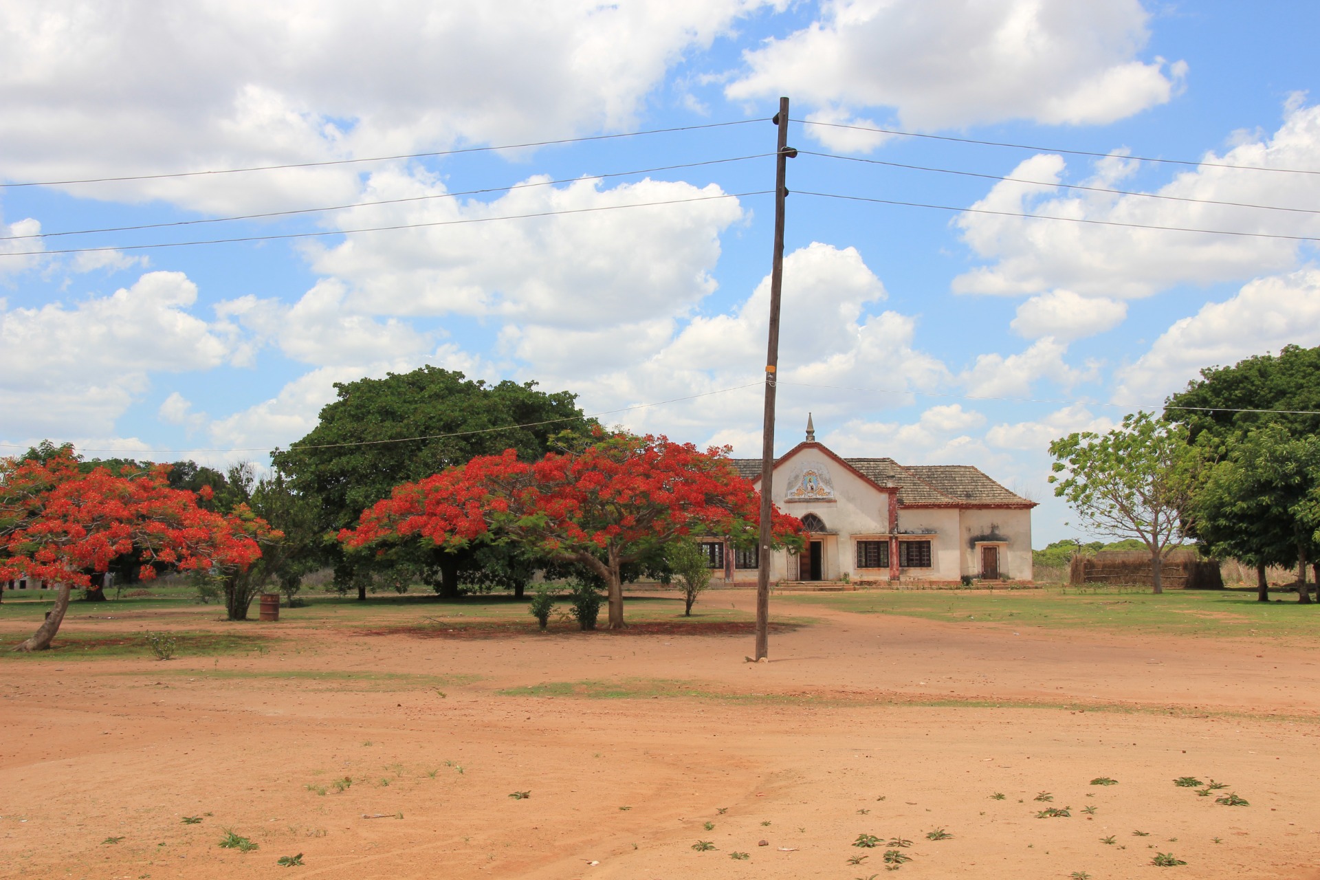 Paisagens ao longo da estrada de Nampula a Nacala