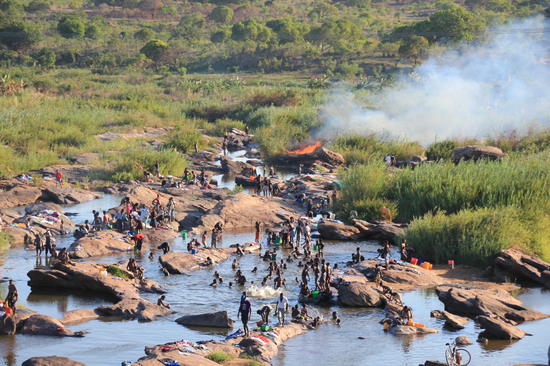 Paisagens ao longo da estrada de Nampula a Nacala