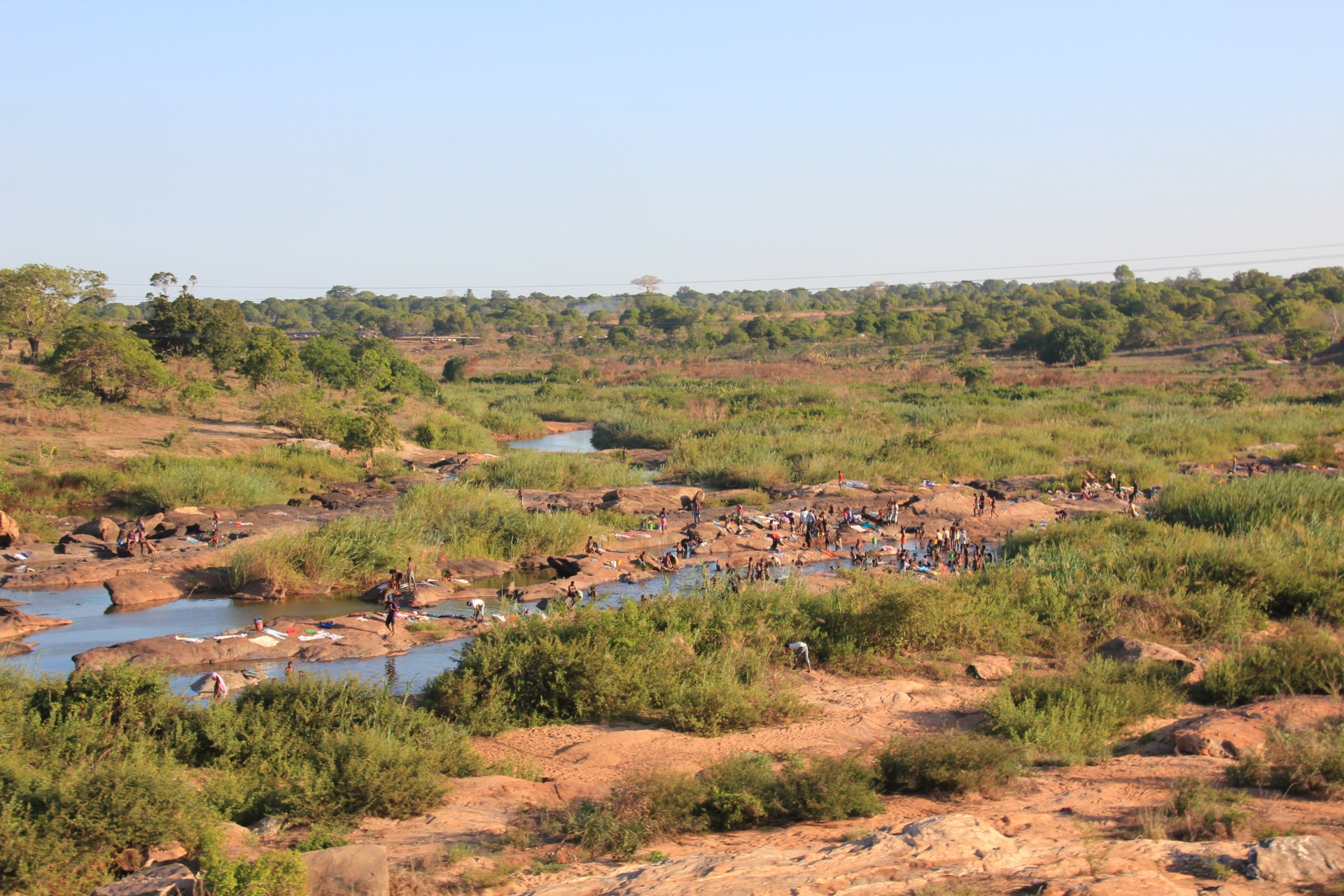 Paisagens ao longo da estrada de Nampula a Nacala