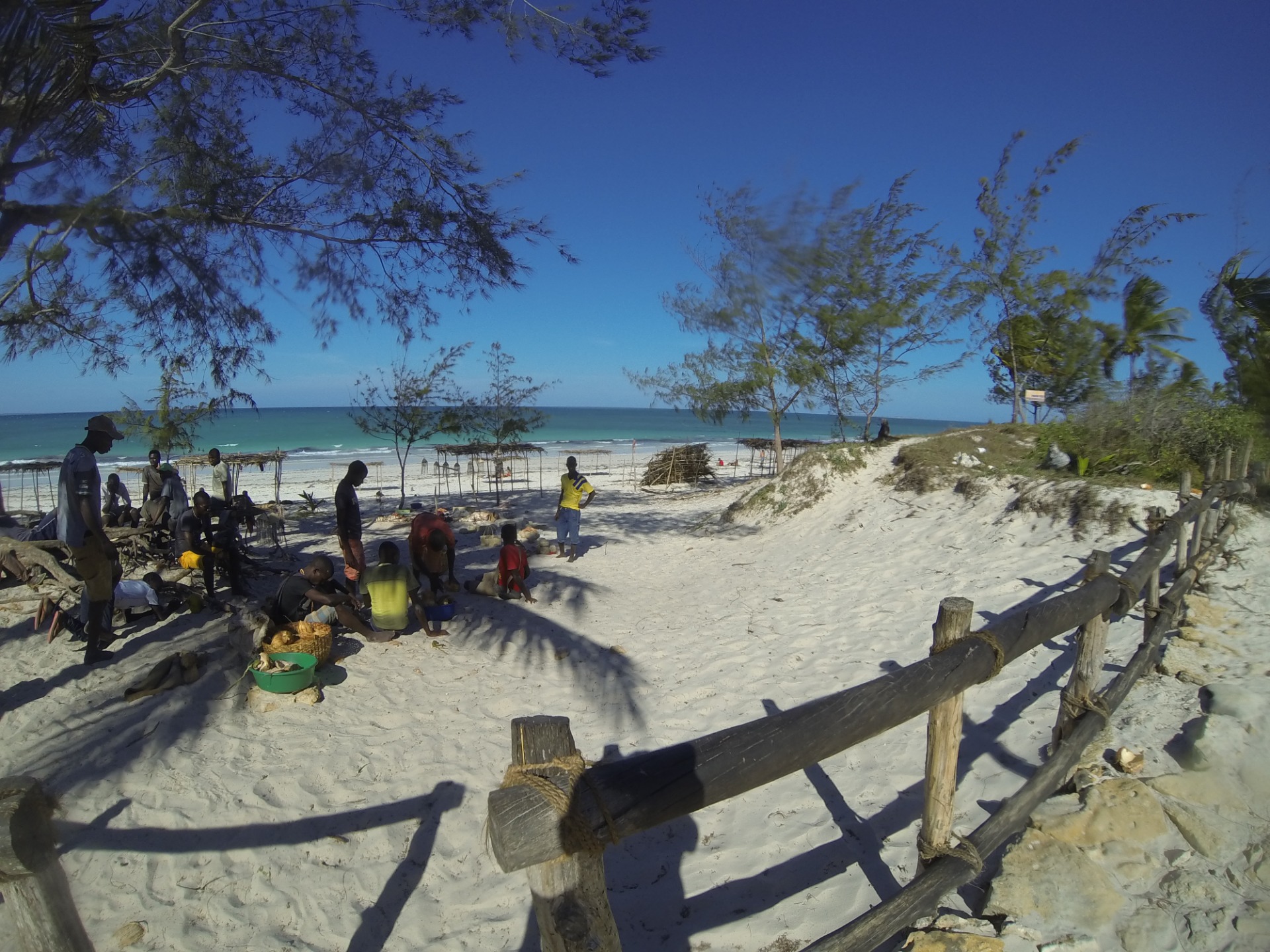Praia das Chocas. Moçambique