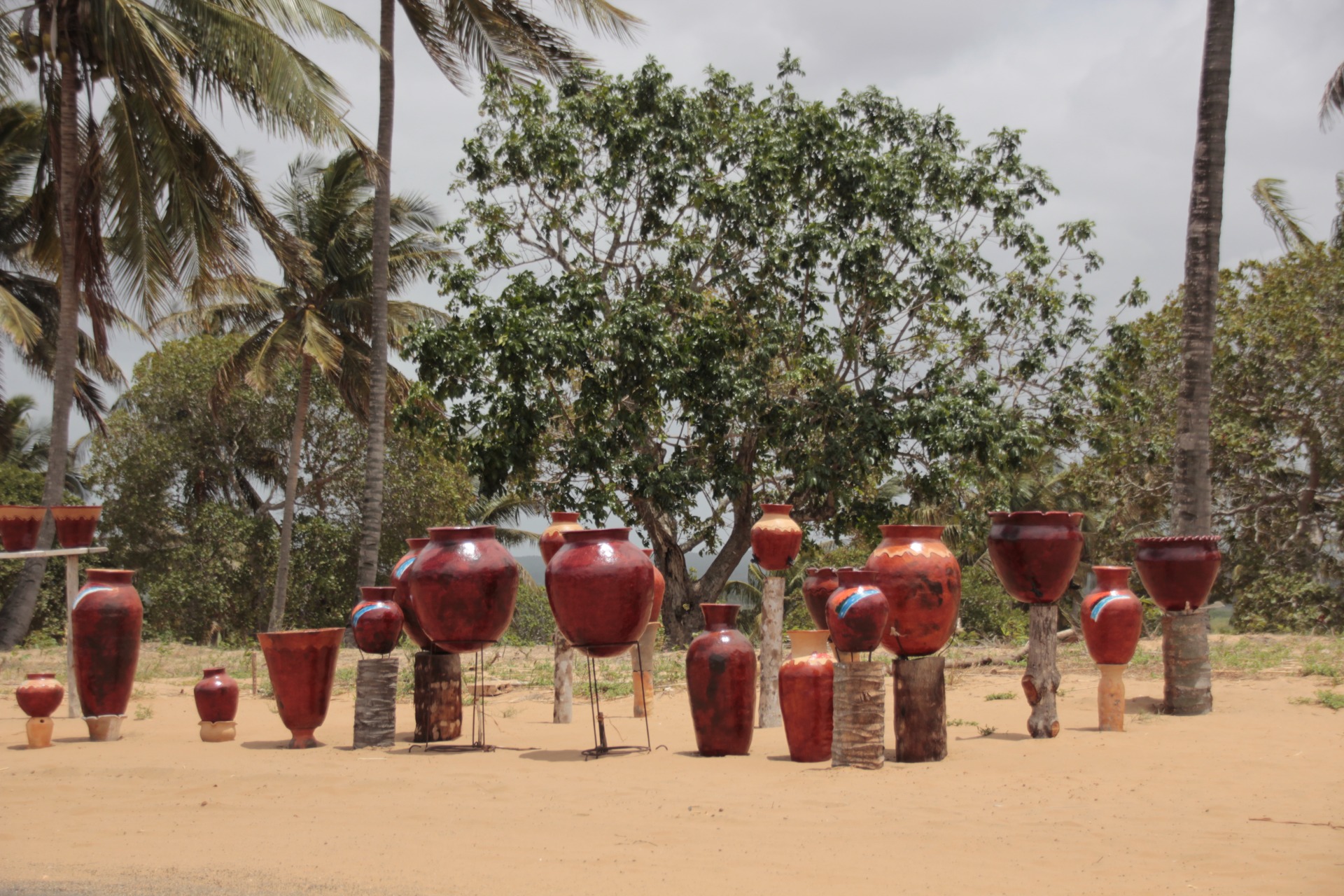 Paisagens ao longo da estrada de Inhambane a Vilanculos