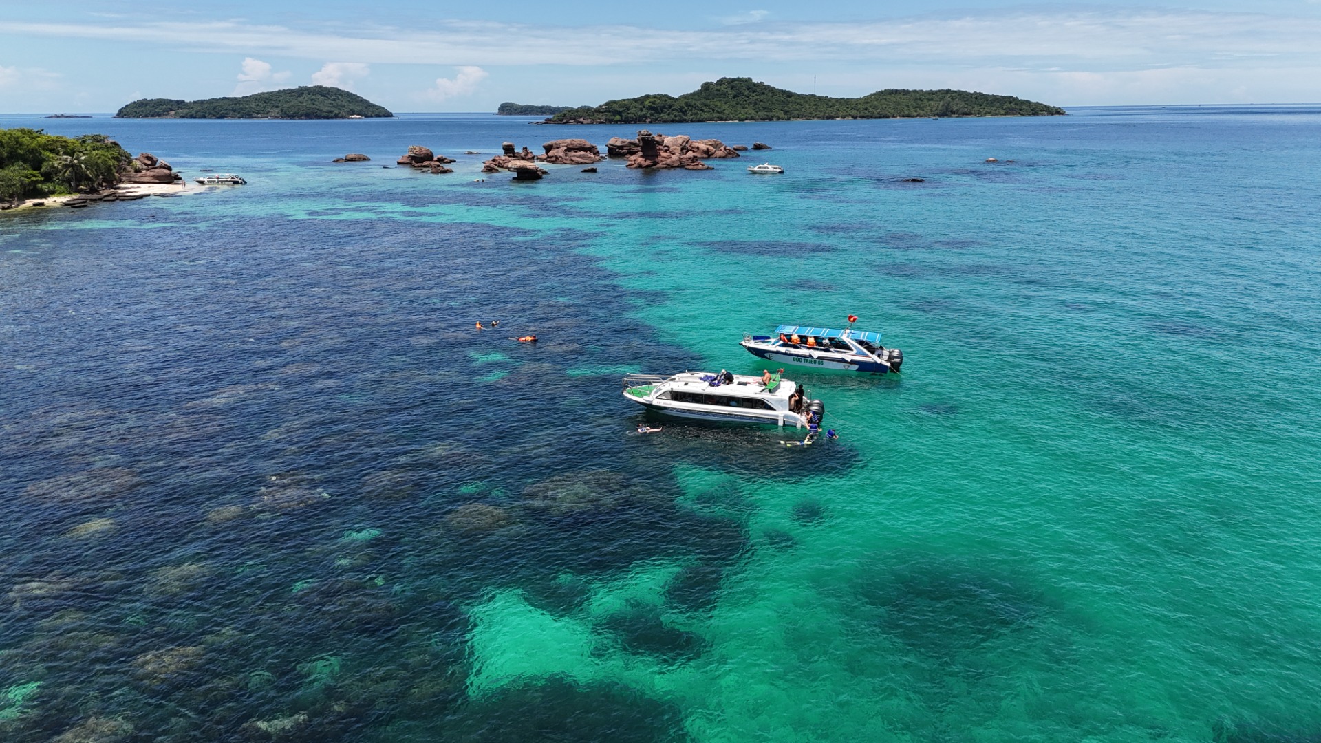Phu Quoc, Tour das 3 ilhas com mergulho