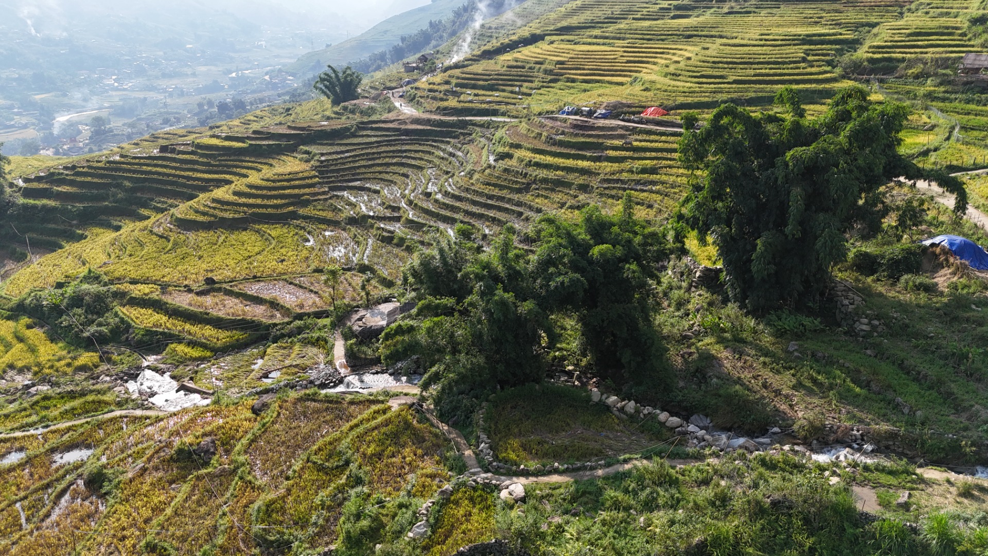 SaPa e os terraços de arroz no norte do Vietname