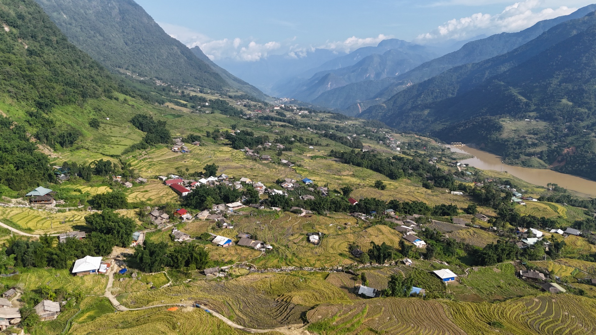 SaPa e os terraços de arroz no norte do Vietname