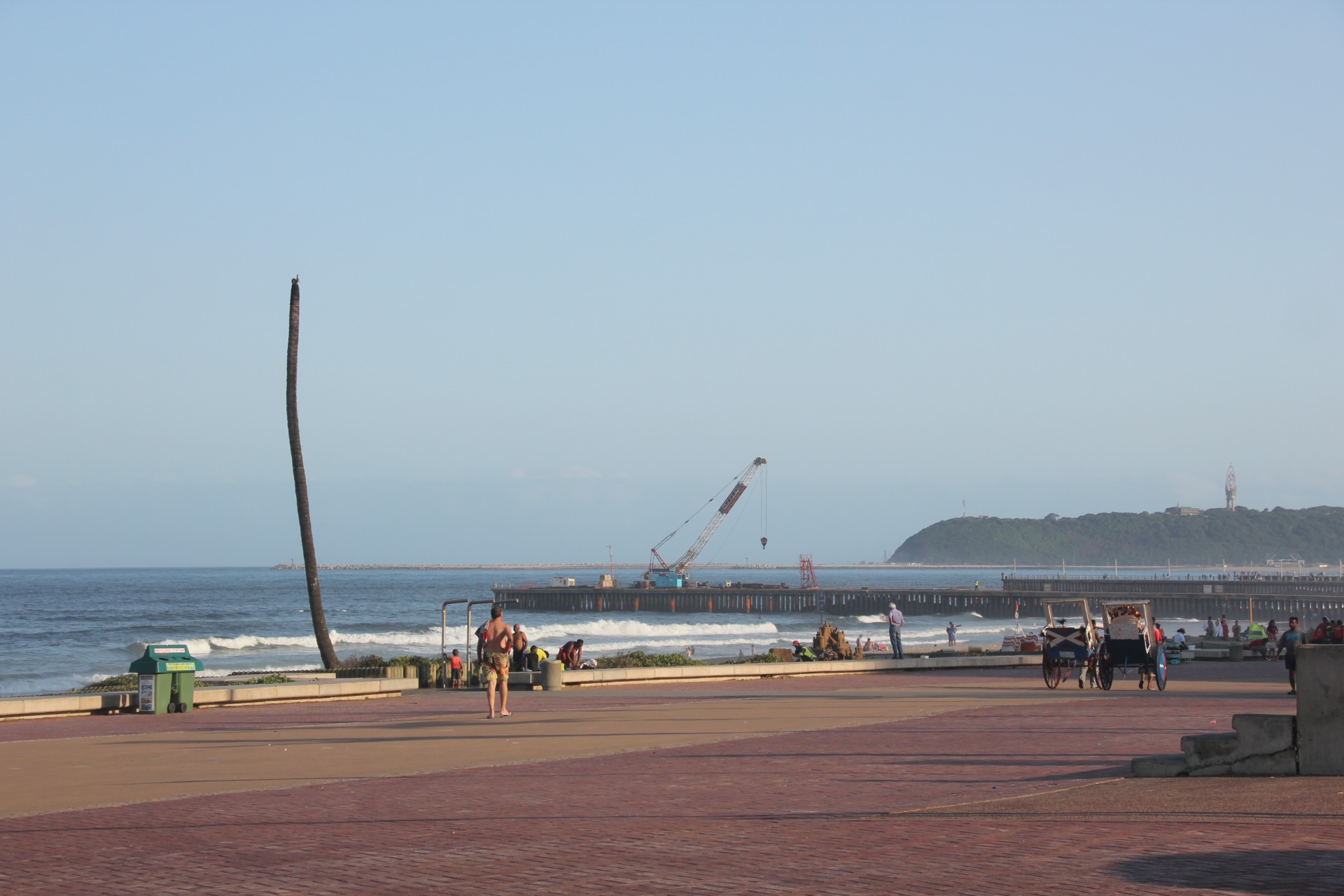 Praias e cidade de Durban