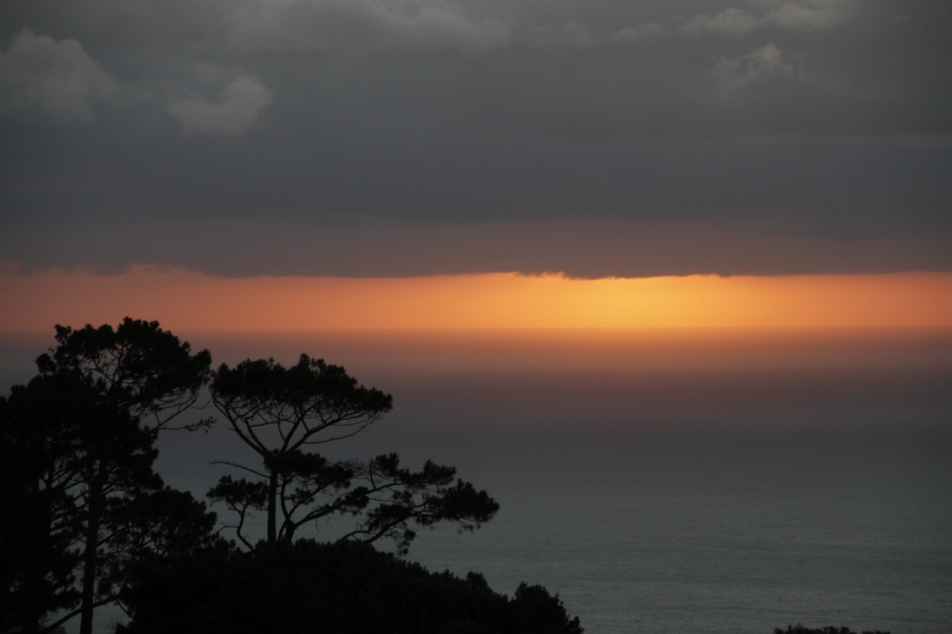 Famoso por do sol na Cidade do Cabo