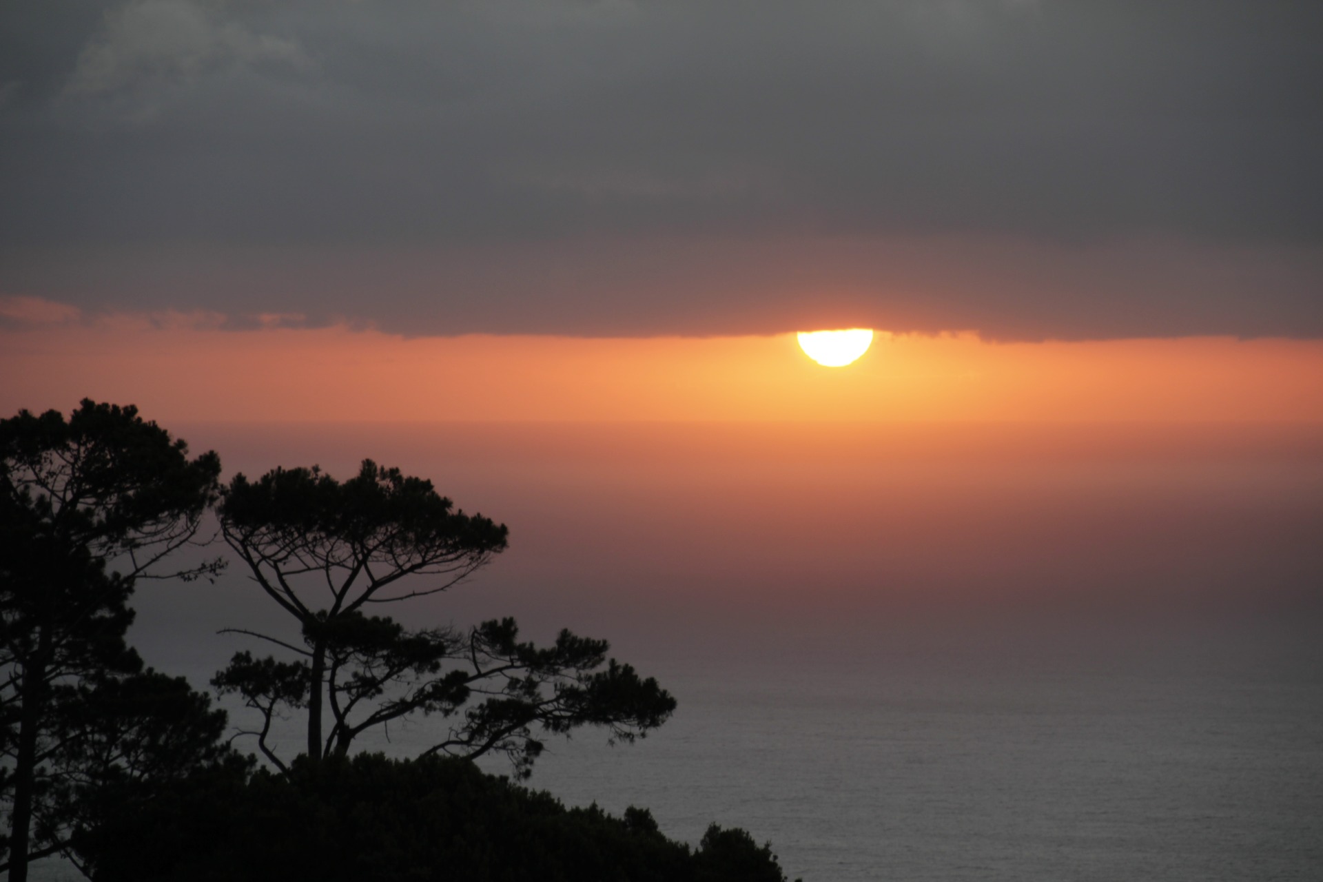 Famoso por do sol na Cidade do Cabo